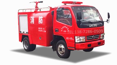 东风1.5吨水罐消防车图片