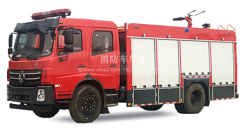 东风中型6吨水罐消防车图片
