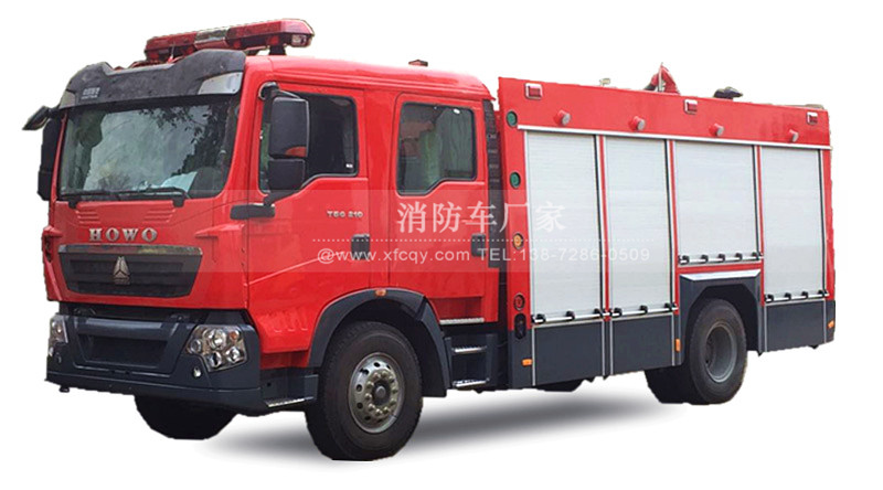 重汽T5G5吨泡沫消防车图片